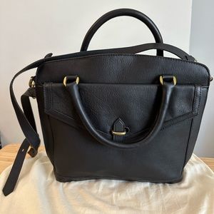 Madewell leather tote bag